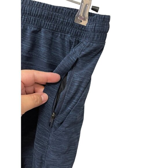 Lululemon Pace Breaker Short *Linerless 9" Heather Allover Iron Blue True Navy L - Picture 6 of 9